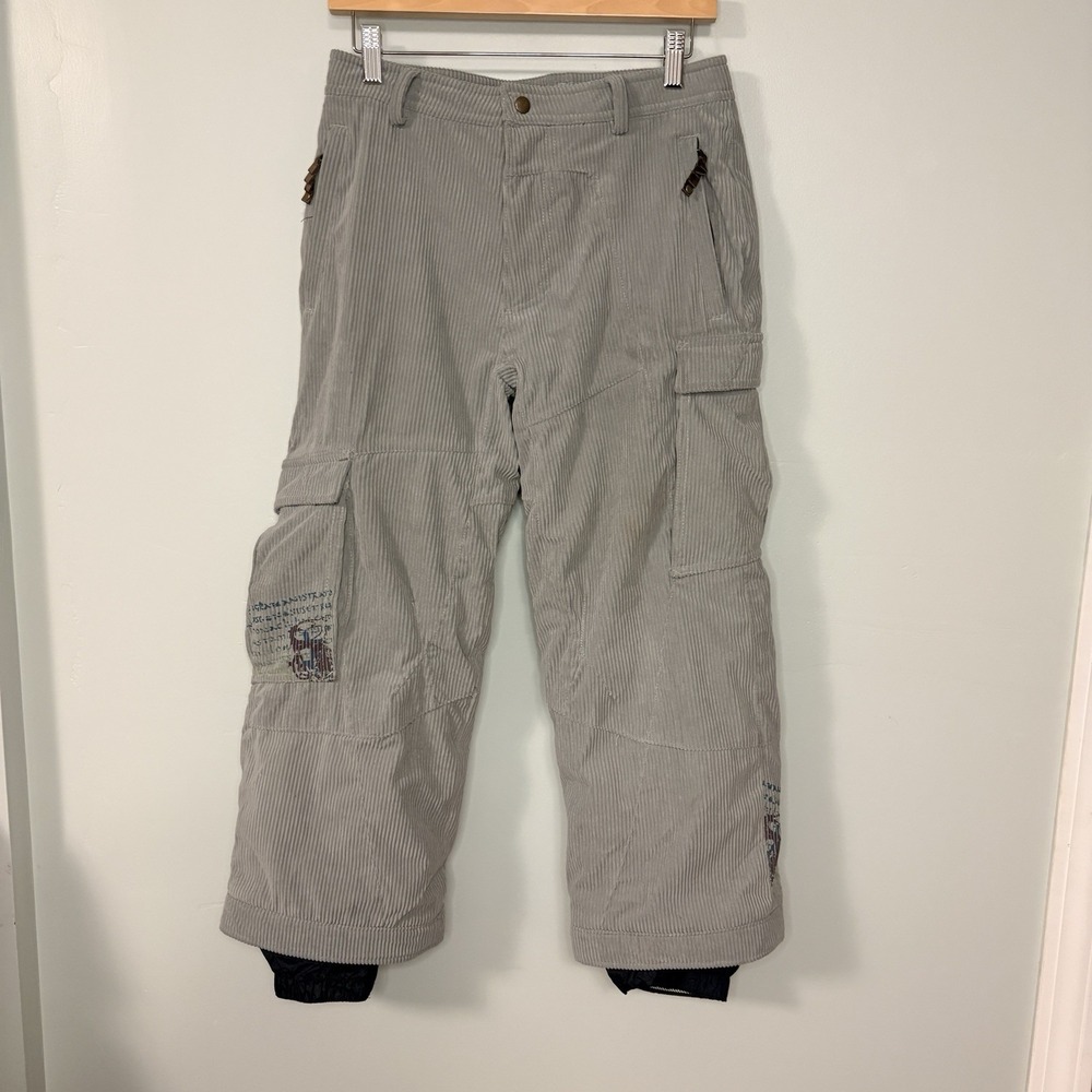 OBERMEYER Ski Snowboard EWS Insulated Snow Pants Boys Girls Juniors 10 Cargo